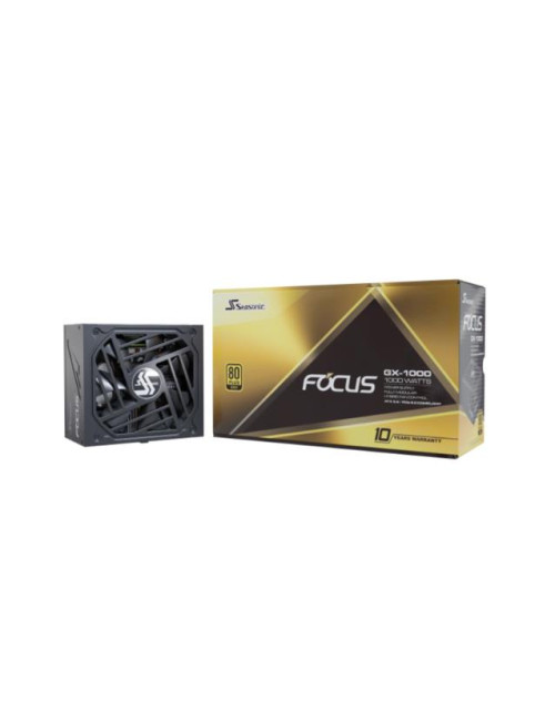 Power Supply|SEASONIC|FOCUS GX ATX 3.0|1000 Watts|Efficiency 80 PLUS GOLD|MTBF 100000 hours|FOCUS-GX-1000-V4