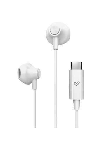 Energy Sistem Wired Earphones | EasyPods Type C | Built-in microphone | USB-C | Snow