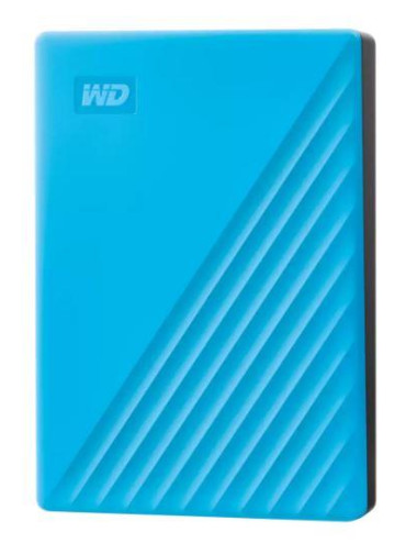 External HDD|WESTERN DIGITAL|My Passport|6TB|USB 2.0|USB 3.2|Sky Blue|WDBR9S0060BBL-WESN