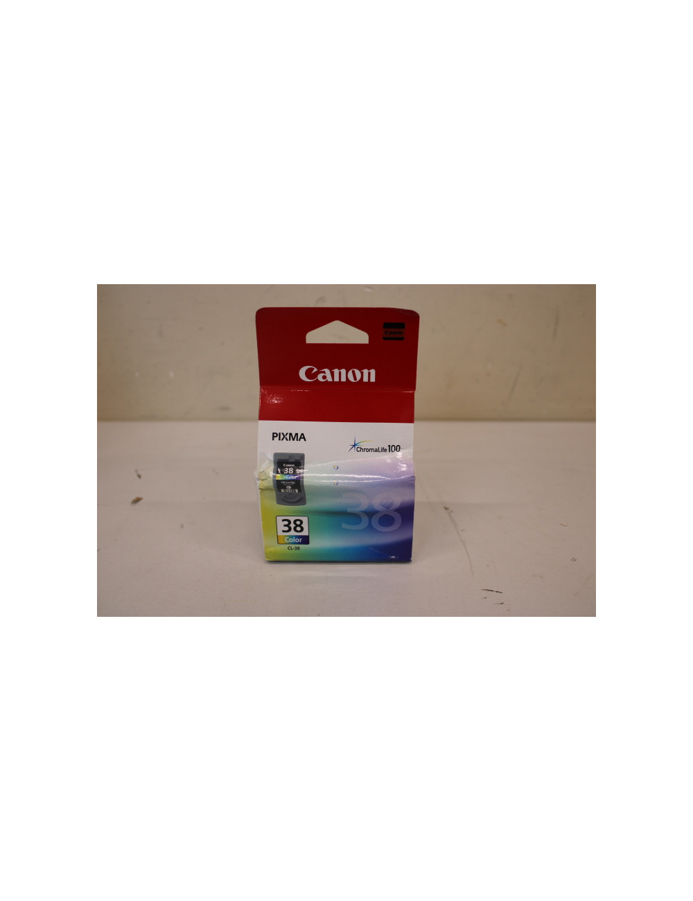 SALE OUT. Canon CL-38 Ink Cartridge Color | Canon CL-38 Tri-Colour | Ink Cartridge | Cyan, Magenta, Yellow | DAMAGED PACKAGING