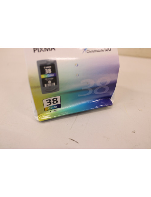 SALE OUT. Canon CL-38 Ink Cartridge Color | Canon CL-38 Tri-Colour | Ink Cartridge | Cyan, Magenta, Yellow | DAMAGED PACKAGING