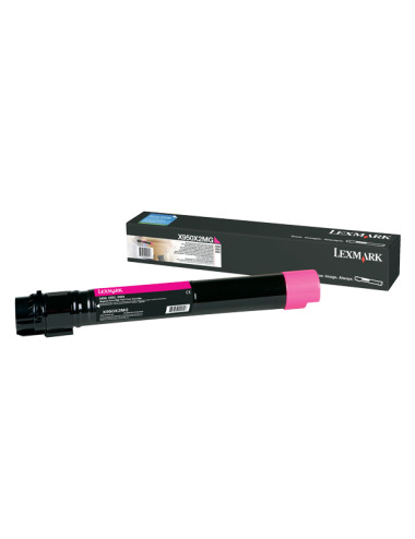 Lexmark X950X2MG | X95x Magenta Extra High Yield Toner Cartridge (22K) | Cartridge | Magenta