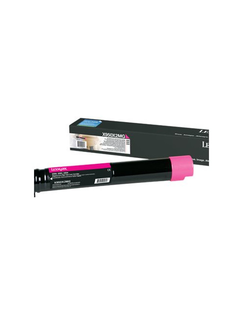 Lexmark X950X2MG | X95x Magenta Extra High Yield Toner Cartridge (22K) | Cartridge | Magenta