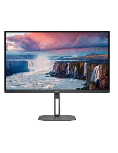 LCD Monitor|AOC|27"|Panel VA|2560x1440|16:9|75 Hz|Matte|4 ms|Speakers|Swivel|Pivot|Height adjustable|Tilt|Colour Black|Q27V5N/BK