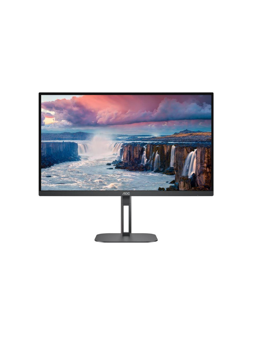 LCD Monitor|AOC|27"|Panel VA|2560x1440|16:9|75 Hz|Matte|4 ms|Speakers|Swivel|Pivot|Height adjustable|Tilt|Colour Black|Q27V5N/BK