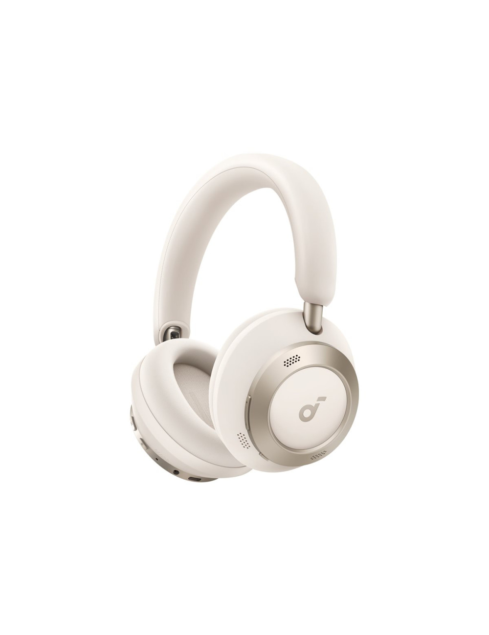 Anker Soundcore | Foldable Headphones | Space One Pro | Bluetooth | Over-ear | Microphone | Wireless | Cream White