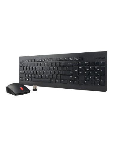 Lenovo | Essential | Essential Wireless Keyboard and Mouse Combo - US English with Euro symbol | Keyboard and Mouse Set | Wirele