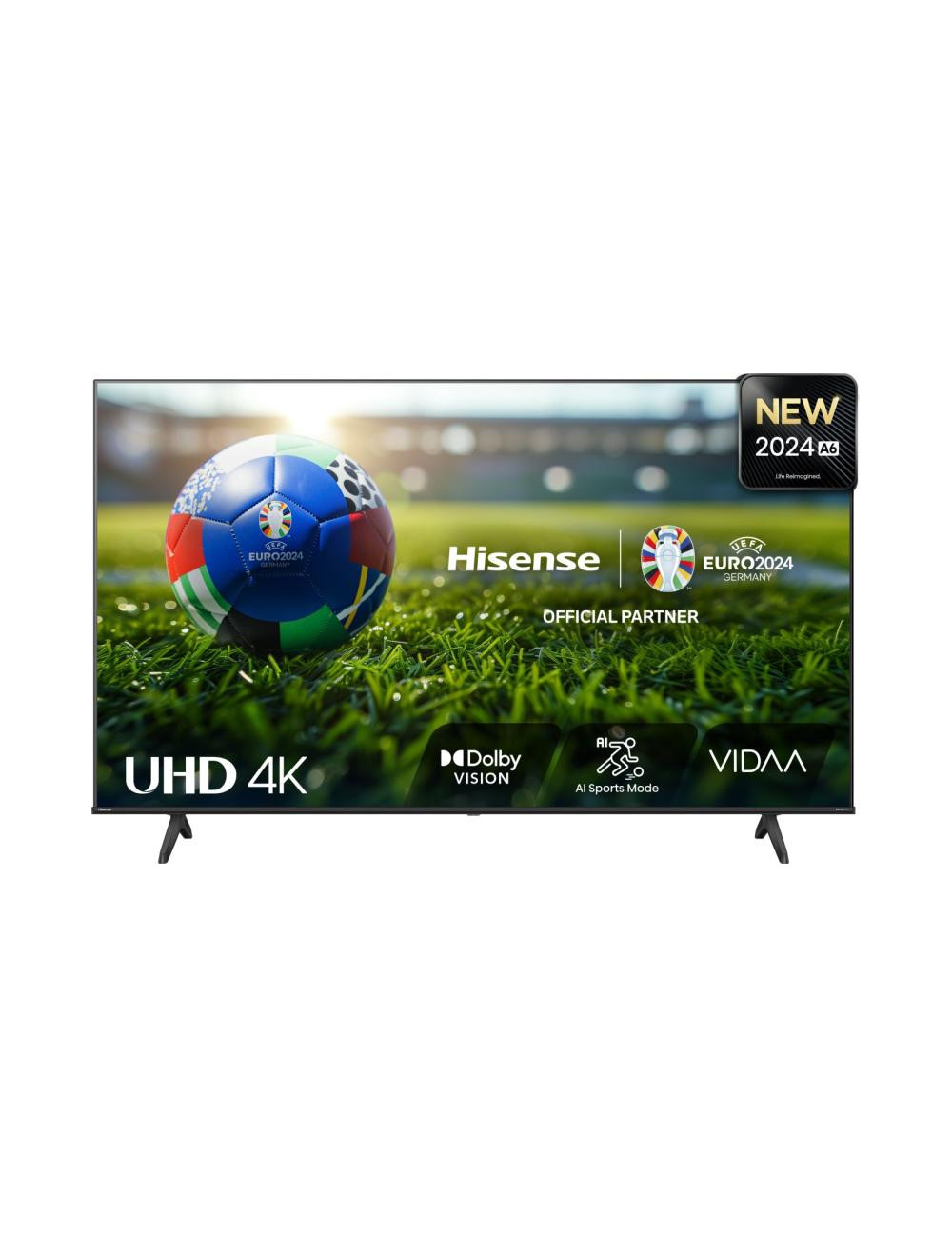 Hisense UHD Smart TV | 50A6N | 50" | Smart TV | VIDAA OS | UHD | Black