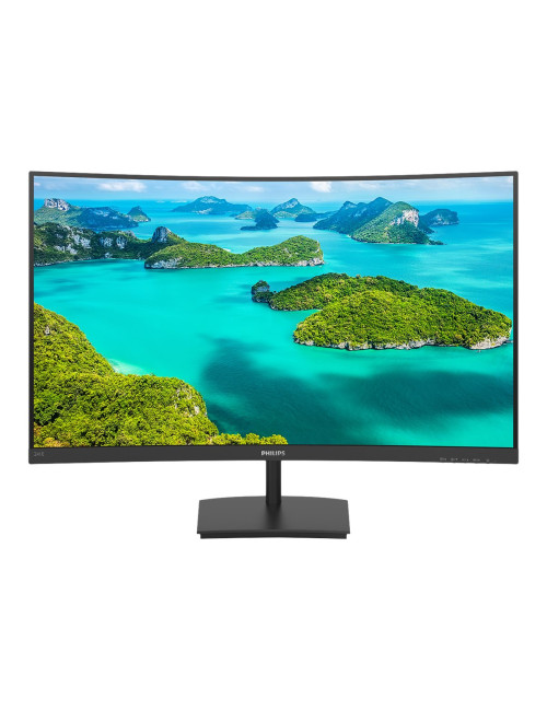 Philips | Curved LCD Monitor | 241E1SCA/00 | 24 " | VA | FHD | 16:9 | 75 Hz | 5 ms | 1920 x 1080 pixels | 250 cd/m | HDMI ports 