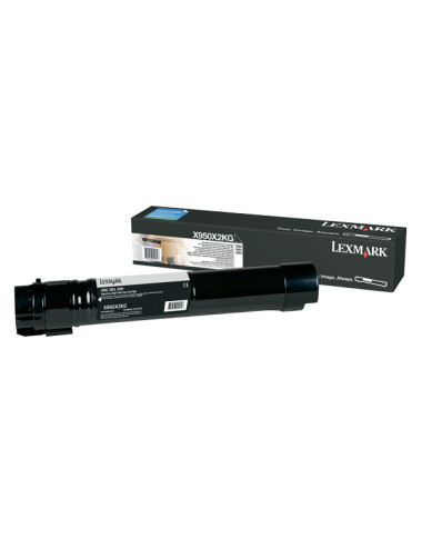 Lexmark X950X2KG | X95x Black Extra High Yield Toner Cartridge (32K) | Cartridge | Black