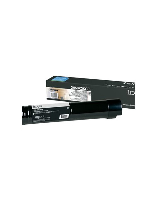 Lexmark X950X2KG | X95x Black Extra High Yield Toner Cartridge (32K) | Cartridge | Black