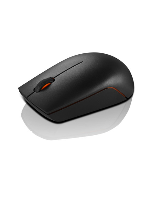 Lenovo | Wireless Compact Mouse | 300 | Optical Mouse | 2.4 GHz Wireless via Nano USB | Black | 1 year(s)