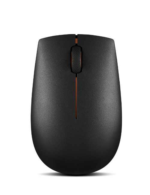 Lenovo | Wireless Compact Mouse | 300 | Optical Mouse | 2.4 GHz Wireless via Nano USB | Black | 1 year(s)