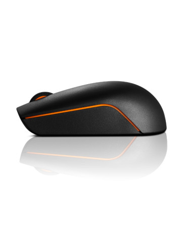 Lenovo | Wireless Compact Mouse | 300 | Optical Mouse | 2.4 GHz Wireless via Nano USB | Black | 1 year(s)