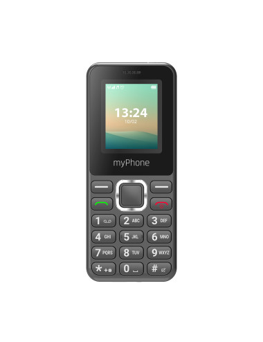 myPhone 2240 LTE | Black | 1.77 " | TN | 48 MB | 128 MB | Dual SIM | Nano SIM | 3G | Bluetooth | 2.1 | USB version USB-C | 1000 