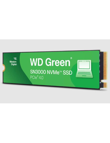 SSD|WESTERN DIGITAL|Green|500GB|M.2|PCIe Gen4|NVMe|Write speed 4100 MBytes/sec|Read speed 5000 MBytes/sec|2.3mm|TBW 100 TB|WDS50