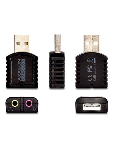 AXAGON | ADA-17 USB - HQ Mini Audio Adapter