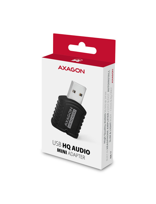 AXAGON | ADA-17 USB - HQ Mini Audio Adapter