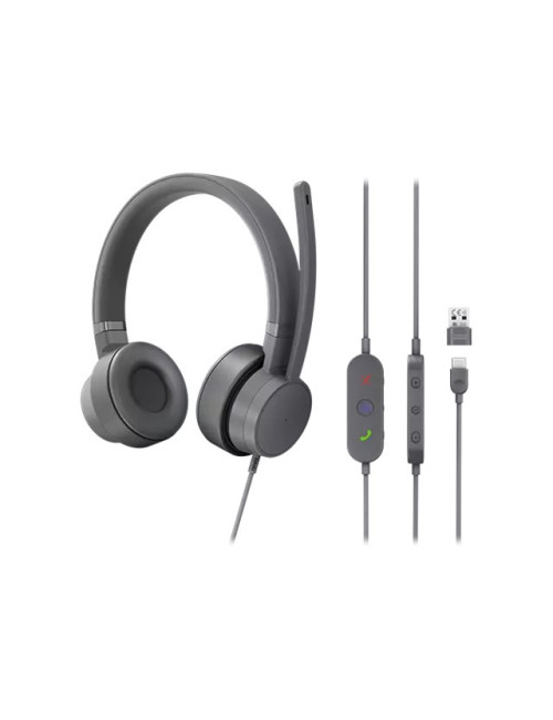 Lenovo | Go Wired ANC Headset | Over-Ear | Built-in microphone | USB Type-C