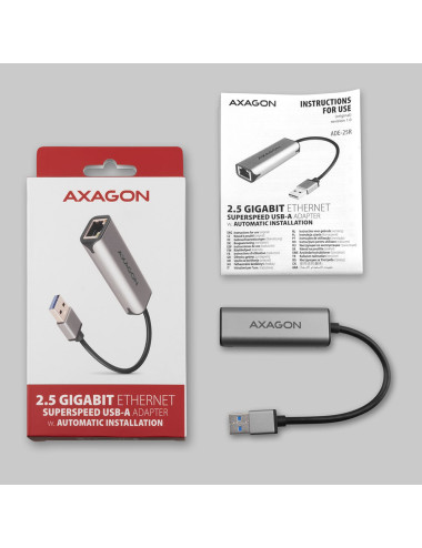 AXAGON | ADE-25R SuperSpeed USB-A 2.5 Gigabit Ethernet