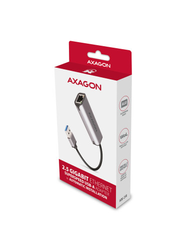 AXAGON | ADE-25R SuperSpeed USB-A 2.5 Gigabit Ethernet