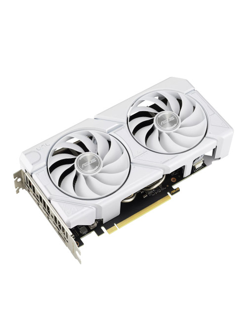 Asus Dual GeForce RTX 4060 EVO White OC Edition 8GB GDDR6 | NVIDIA | 8 GB | GeForce RTX 4060 | GDDR6 | HDMI ports quantity 1 | P