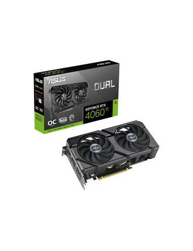 Asus Dual GeForce RTX 4060 Ti EVO OC Edition 16GB GDDR6 | NVIDIA | 16 GB | GeForce RTX 4060 Ti | HDMI ports quantity 1 | PCI Exp