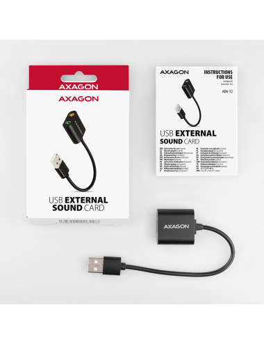 AXAGON | ADA-12 USB - Cable Audio Adapter