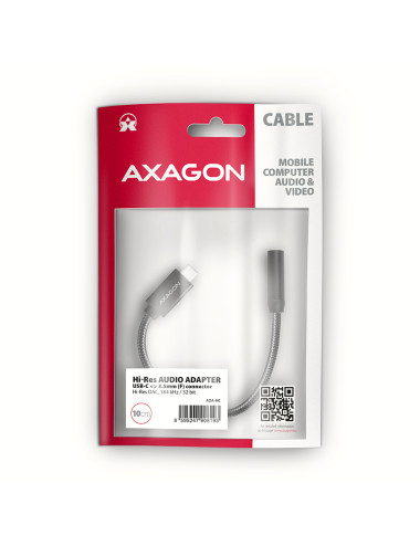 AXAGON | ADA-HC USB-C - HI-RES DAC Audio Adapter