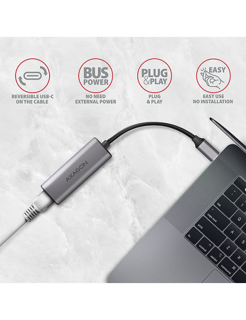 AXAGON | ADE-25RC SuperSpeed USB-C 2.5 Gigabit Ethernet