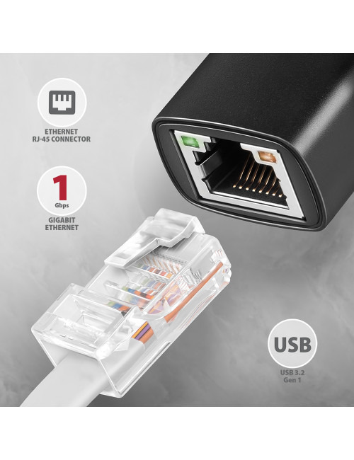 AXAGON | ADE-AR USB-A Gigabit Ethernet Adapter