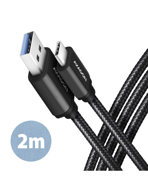 AXAGON Data and charging cable | BUCM3-AM20AB | USB Type-C to USB Type-A