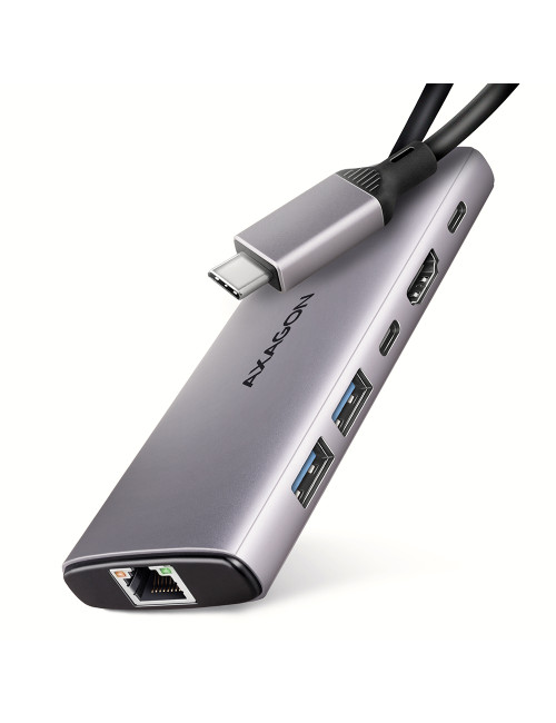 AXAGON Multi port USB-C 10Gbps hub | HMC-6G2L