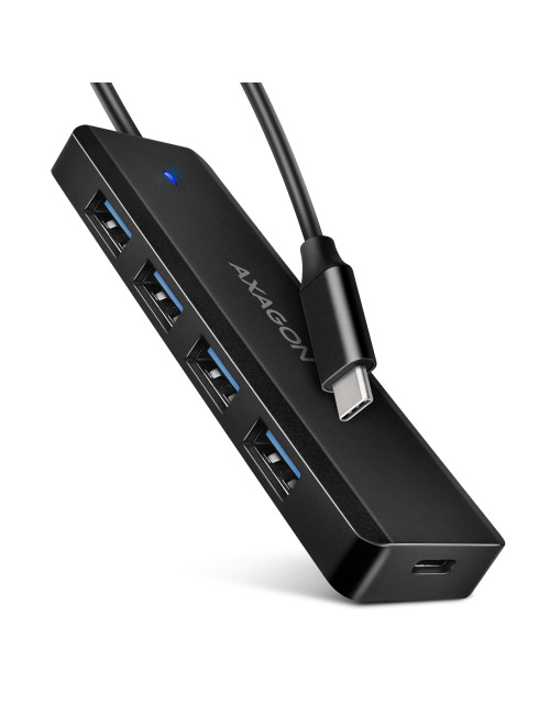 AXAGON Travel four-port USB-C 5Gbps hub | HUE-C1C