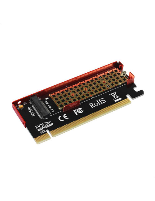 AXAGON PCI-Express x16 internal adapter to connect an NVMe M.2 SSD to a desktop | PCEM2-S