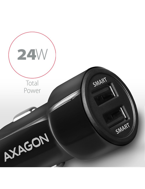 AXAGON Dual car charger, 24W | PWC-5V5