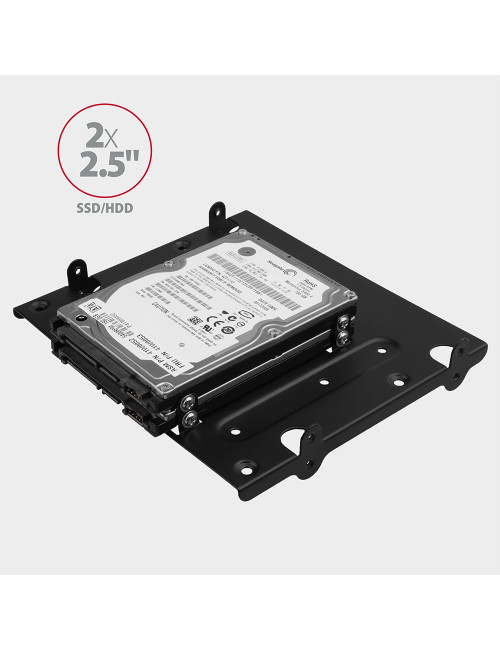 AXAGON Metal frame for mounting four 2.5" disks or two 2.5" disks and one 3.5" disk in a 5.25" position | RHD-435