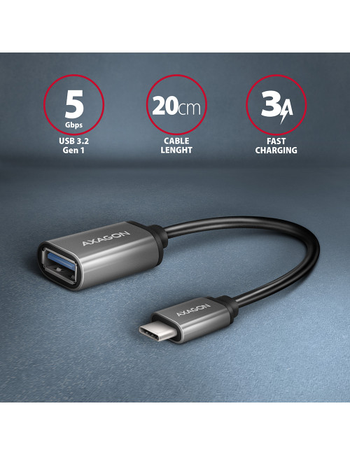 AXAGON Cable adapter into the USB-C port with USB-A female output, 20cm | RUCM-AFAC