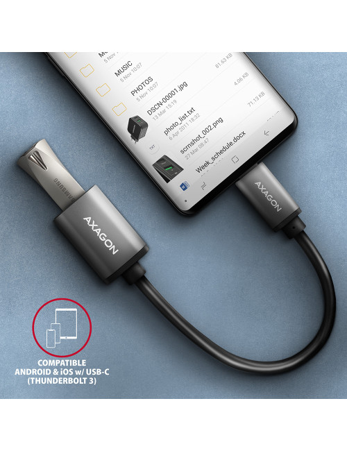 AXAGON Cable adapter into the USB-C port with USB-A female output, 20cm | RUCM-AFAC