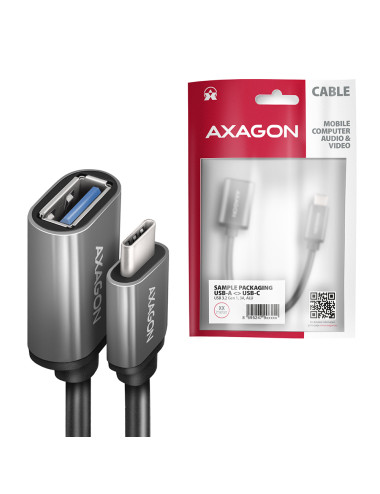 AXAGON Cable adapter into the USB-C port with USB-A female output, 20cm | RUCM-AFAC