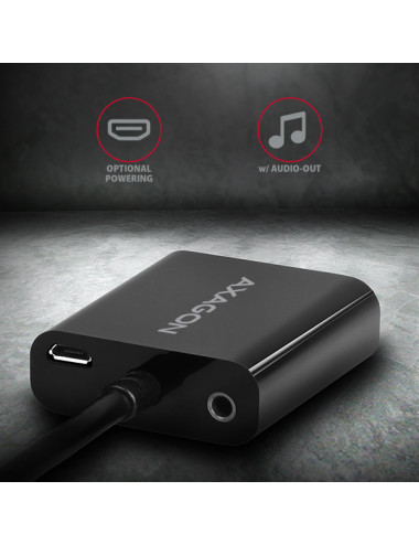 AXAGON | Active converter | HDMI to VGA | 0.15 m