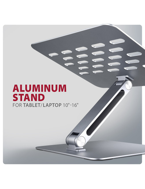 AXAGON | Notebooks and tablets stand STND-LQ | Adjustable Height, Tilt | 10-16 "