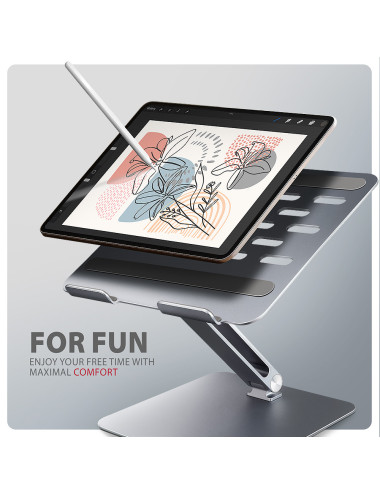 AXAGON | Notebooks and tablets stand STND-LQ | Adjustable Height, Tilt | 10-16 "