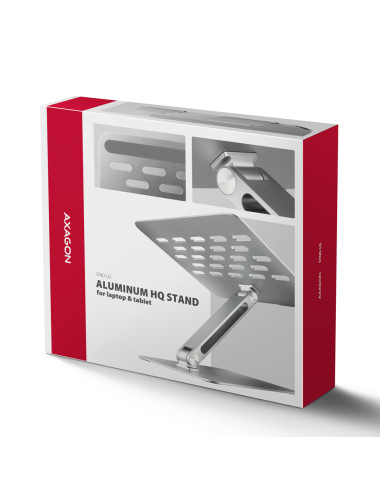 AXAGON | Notebooks and tablets stand STND-LQ | Adjustable Height, Tilt | 10-16 "