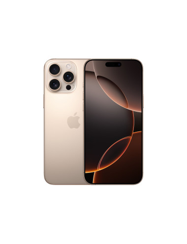 Apple iPhone 16 Pro | Desert Titanium | 6.3 " | Super Retina XDR with ProMotion | 2622 x 1206 pixels | A18 Pro | Internal RAM 8 