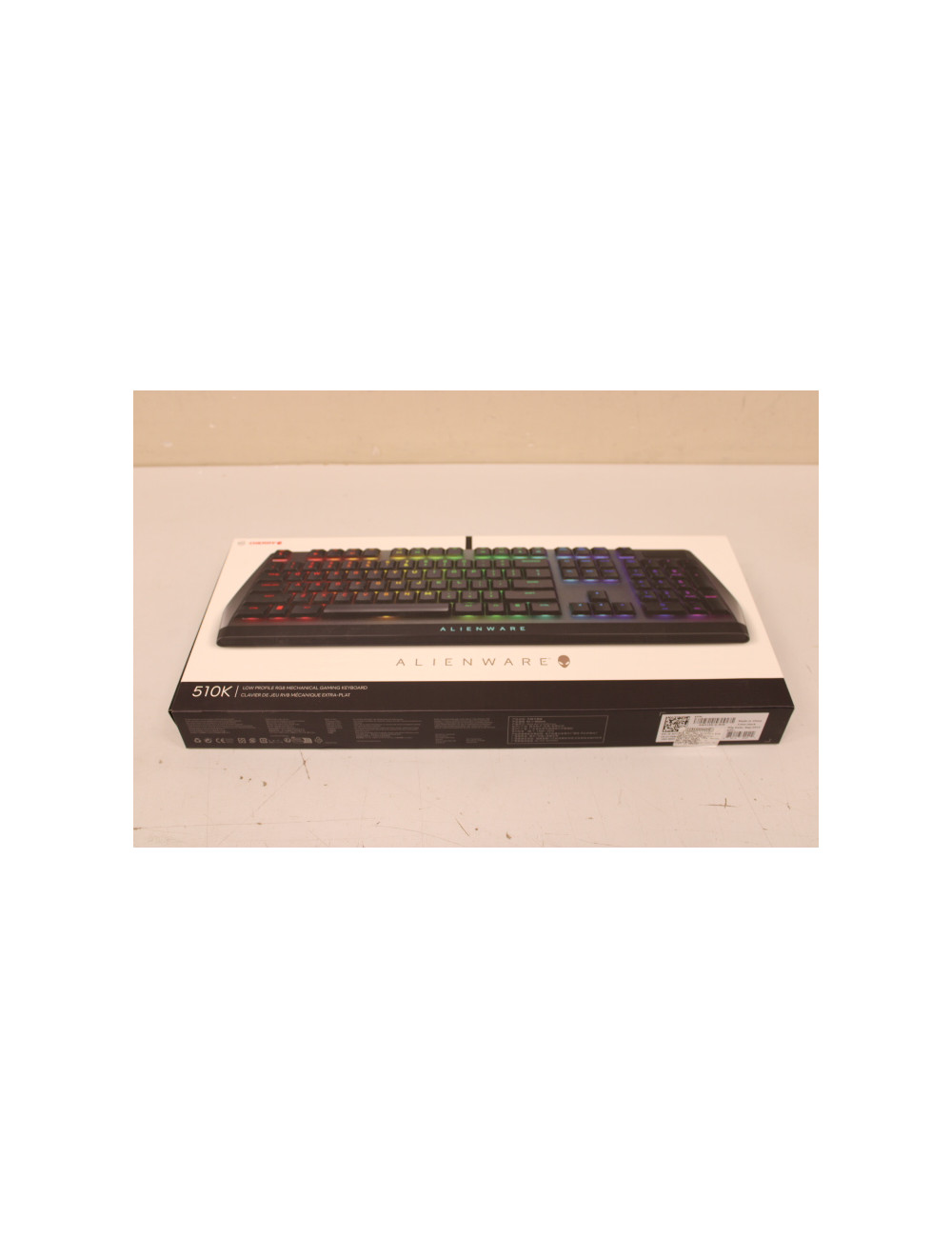 SALE OUT. Dell Alienware 510K Low-profile RGB Mechanical Gaming Keyboard - AW510K (Dark) | Dell | Alienware Gaming Keyboard | AW