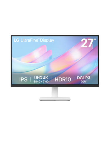 LG 27US500-W | 27 " | IPS | 16:9 | 60 Hz | 5 ms | 3840 x 2160 pixels | 240 cd/m | HDMI ports quantity 2