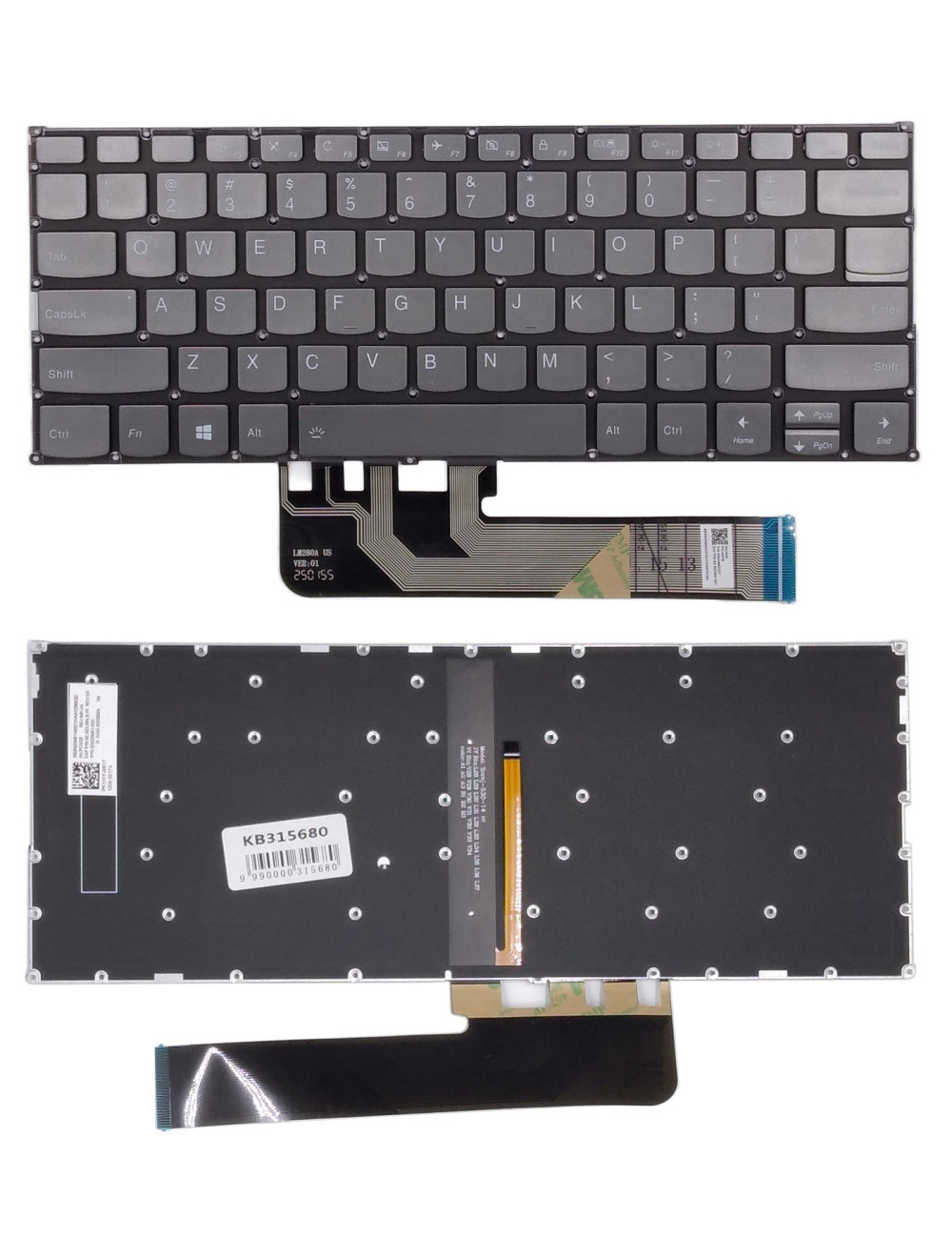 Klaviatūra LENOVO C340-14IWL, su pašvietimu