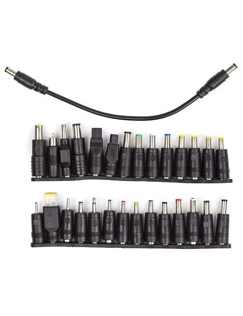 Set of DC Connectors for Notebook Batteries, 28pcs