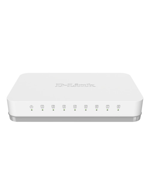 D-Link | Switch | GO-SW-8G/E | Unmanaged | Desktop | Gigabit Ethernet (copper) ports quantity 8